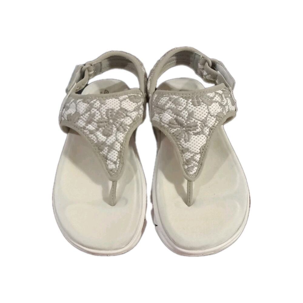 Evolve Easy Spirit Sandals Sz.7 W Adjustable Heel Strap Comfort Beach